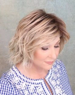 Anima Wig By Ellen Wille | Mono Crown -Hair Haven Shop AnimaSandyBlondeRootedtop