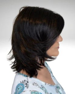 Ferrara Wig By Ellen Wille | Mono Part 31 Ferrara Wig By Ellen Wille | Mono Part -Hair Haven Shop EWFerraraDarkBrownMixside