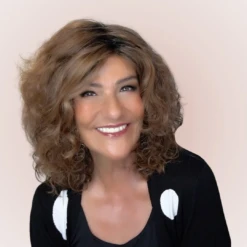 Storyville Wig By Ellen Wille -Hair Haven Shop EWSTORYVILLEHotMoccaRootedFRONT