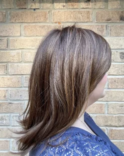 Luna Wig By Ellen Wille | Mono Crown -Hair Haven Shop Lunachocolateshadedside2 scaled