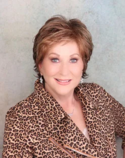 Rica Wig By Ellen Wille | Mono Crown -Hair Haven Shop RicaNutMultiLightedfront