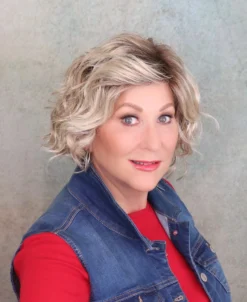 Turn Wig By Ellen Wille | Mono Part -Hair Haven Shop TurnChampagnerootedfront