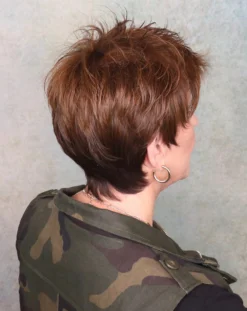 Bliss Wig By Ellen Wille | Mono Crown -Hair Haven Shop blisscinnamonbrownlightedside