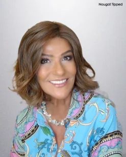 Delight Wig By Ellen Wille | Mono Part -Hair Haven Shop cEWDelightNougatTippedFRONT