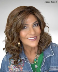 Heaven Wig By Ellen Wille | Heat-Friendly Synthetic -Hair Haven Shop cEWHeavenMoccaRootedFront1