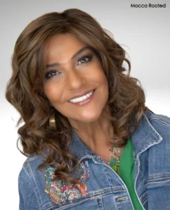 Heaven Wig By Ellen Wille | Heat-Friendly Synthetic -Hair Haven Shop cEWHeavenMoccaRootedFront2