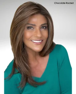 Music Wig By Ellen Wille | Heat-Friendly Synthetic 32 Music Wig By Ellen Wille | Heat-Friendly Synthetic -Hair Haven Shop cEWMUSICChocolateRootedFRONT1