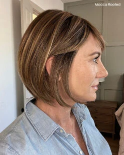 Sing Wig By Ellen Wille | Heat-Friendly Synthetic -Hair Haven Shop cSingEWMoccarootedside