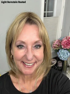 Couture By Ellen Wille | Heat-Friendly Synthetic Topper -Hair Haven Shop couturetopperfrontlightbernstienrcopy