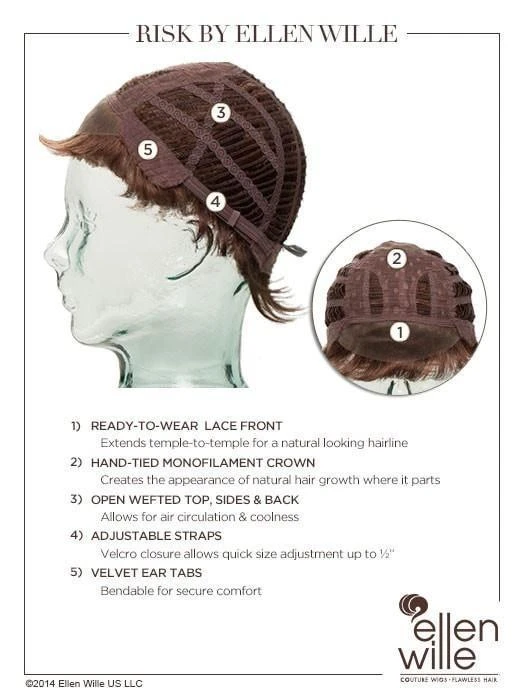 Risk Wig By Ellen Wille | Mono Crown 3 Risk Wig By Ellen Wille | Mono Crown - Image 3