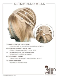 Elite Wig By Ellen Wille | Mono Part 26 Elite Wig By Ellen Wille | Mono Part -Hair Haven Shop ewelite cap