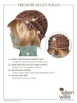 Fresh Wig By Ellen Wille | Mono Part -Hair Haven Shop ewfresh cap